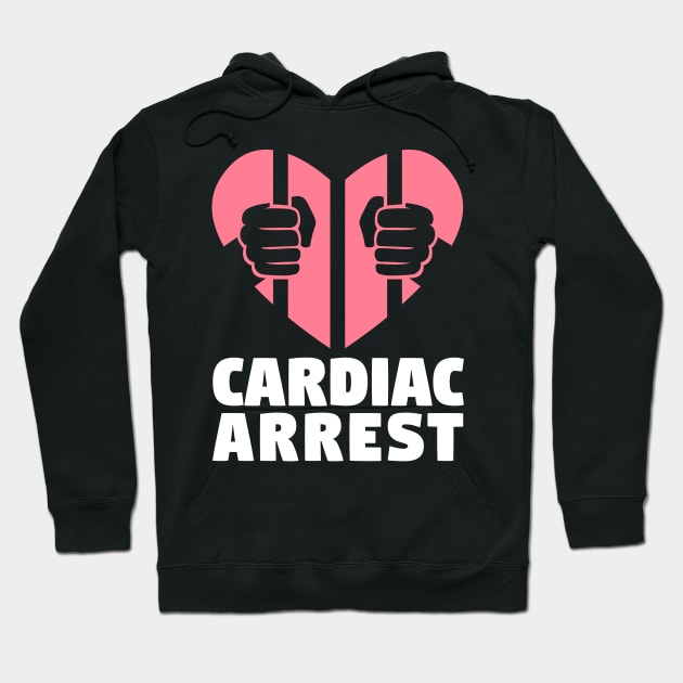 Cardiac Arrest - Doctor Nurse Hoodie by fromherotozero